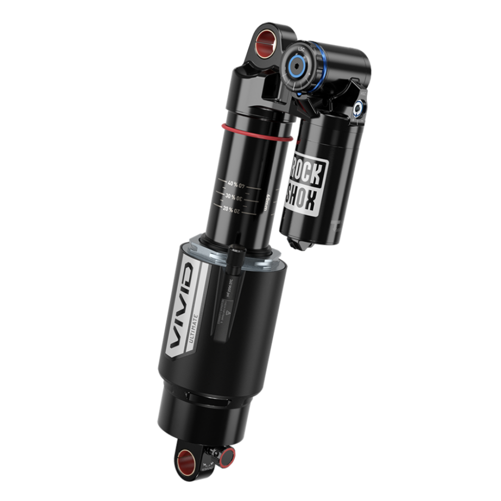 RockShox Rear Shock Vivid Ultimate DH RC2 Trunion, black, 225x75