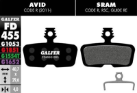 Galfer Performance FD455 Sram Code R/Code RSC/DB8/Motive Bremsbeläge