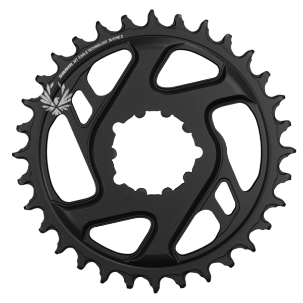 SRAM Chainring Eagle CF X-Sync2 DM 3mm Offset Boost, black, 30T