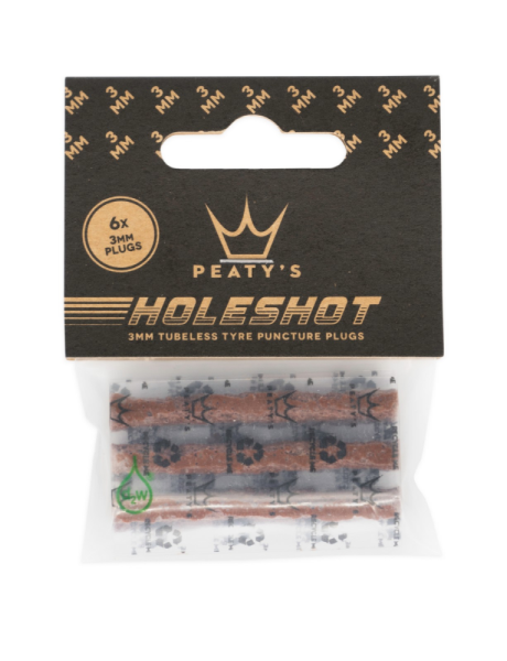 Peaty's Holeshot Tubeless Puncture Plugger Refill Pack, 12 x 3mm