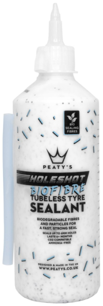 Peaty's Reifendichtmittel Holeshot Biofiber Tubeless, Flasche, 500ml