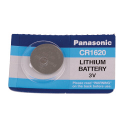 Panasonic Batterie CR1620 Lithium Knopf 3V