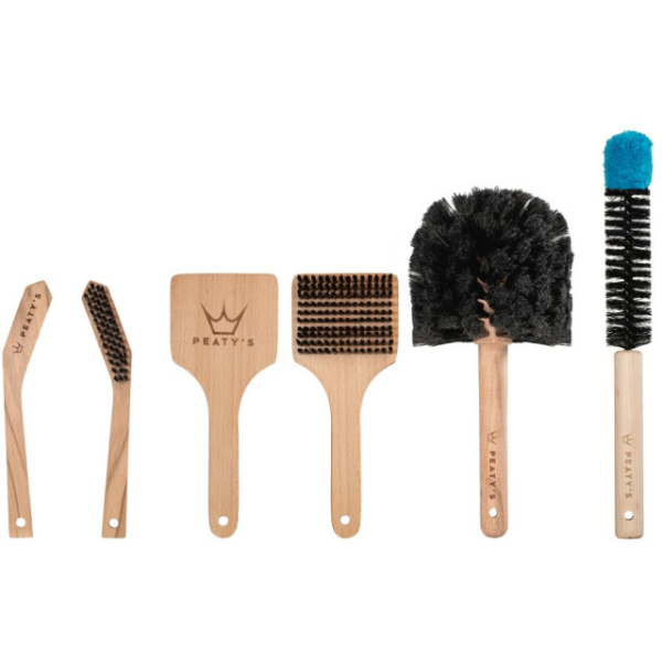 Peaty's Bicycle Brush Set, 4 Bürsten