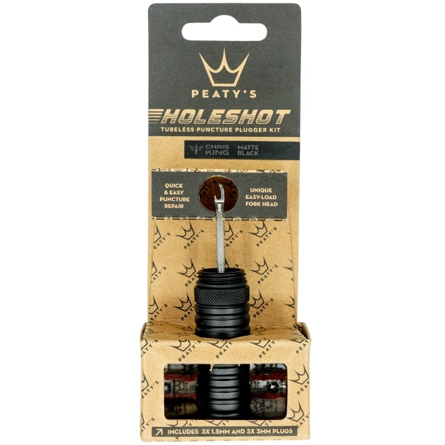 Peaty's Holeshot Tubeless Puncture Plugger, Black