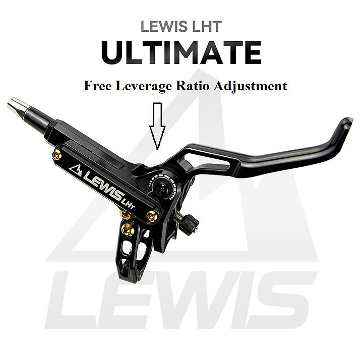 Lewis Titanium LHT Black Set (Vorne und Hinten)