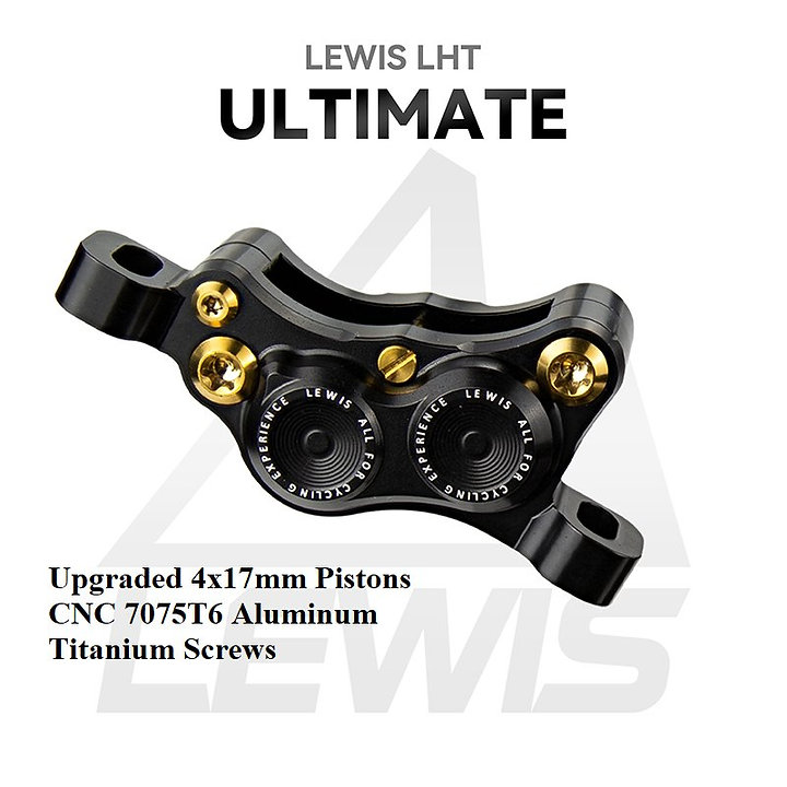 Lewis Titanium LHT Black Set (Vorne und Hinten)