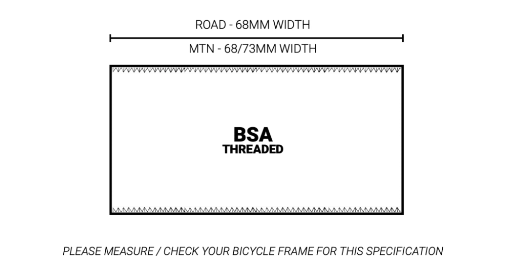 Praxis DUB 29 BSA Tretlager Road und MTB.