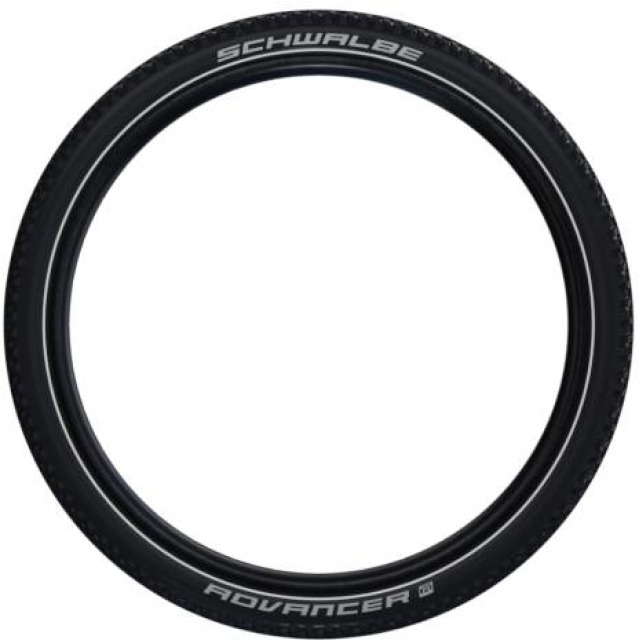 Schwalbe Advancer Hybrid Active Line Puncture Guard HS636 27.5x2.25, 57-584 Drahtreifen Green Reflex schwarz