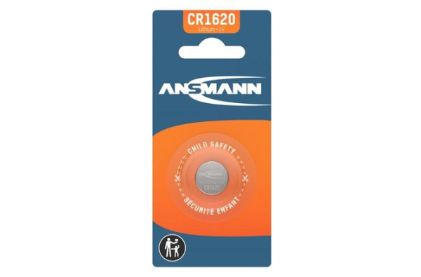 Ansmann CR1620 Lithium Knopf 3V 70mAh