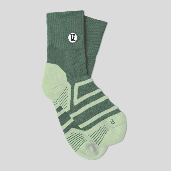 Teal Project Performance Sock Mid Olive/Lint