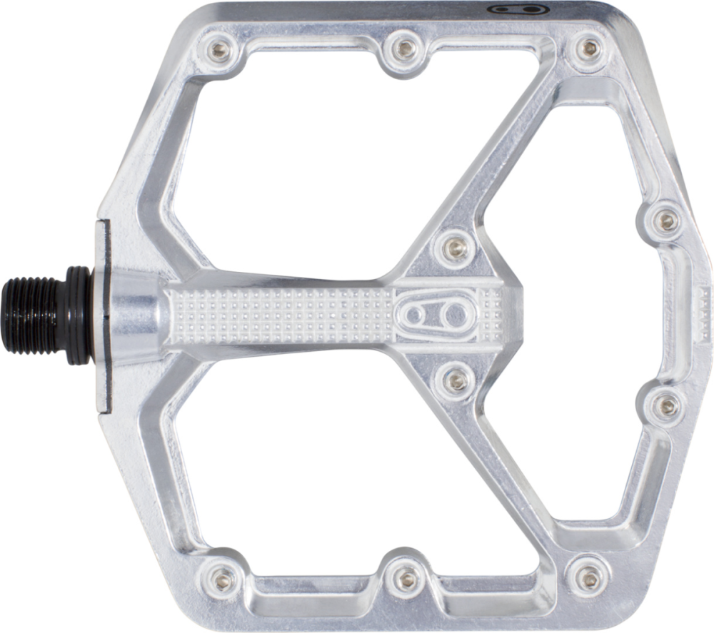 Crankbrothers Pedal Stamp 7 large high polish silber